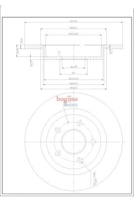 BOSCH 0 986 479 763 Remschijf achter (271mm)