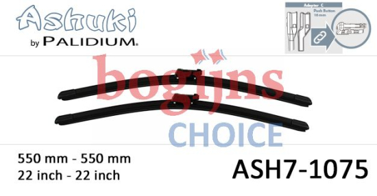 Ruitenwisser BOSCH Aerotwin A 798 S voor VW BEETLE
530 mm, Flatblade