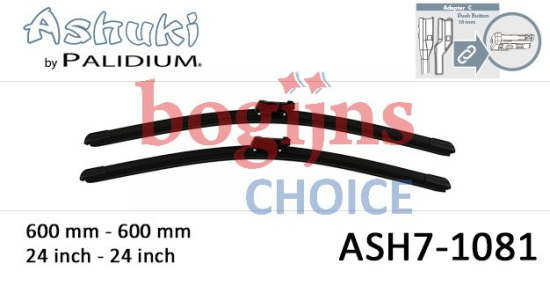 BOSCH 3 397 009 821 Ruitenwisser bosch aerotwin a 821 s
600 mm, flatblade