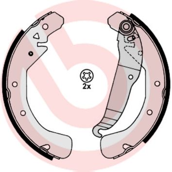 [DELPHI LS1829] DELPHI Remschoenset, 230 x 42 mm