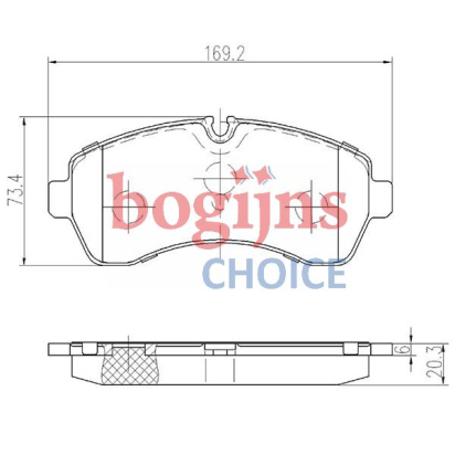 FERODO FVR1777W Remblokken