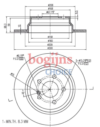 HELLA 8DD355108-841 Remschijf