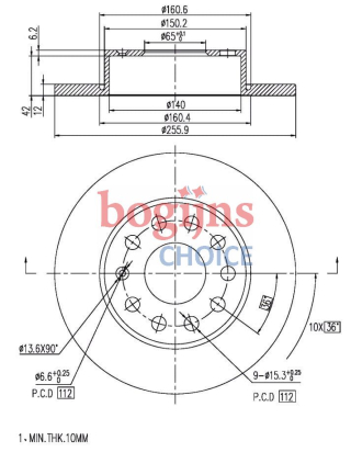 HELLA 8DD355109-641 Remschijf