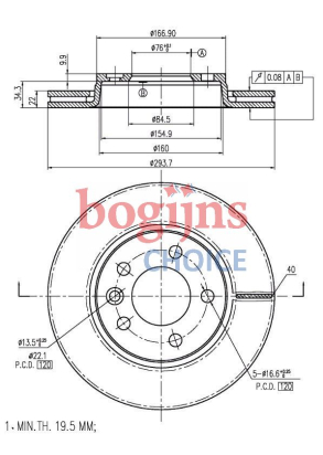 HELLA 8DD355109-701 Remschijf