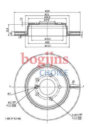 HELLA 8DD355118-031 Remschijf