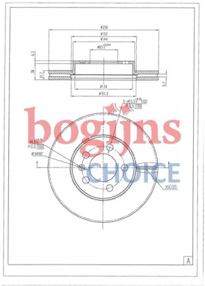 HELLA 8DD355132-091 Remschijf