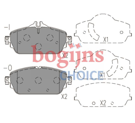 [SWAG 10916988] SWAG 10 91 6988 Remblokken geschikt voor MERCEDES-BENZ GLA, C-Klasse, E-Klasse
Vooras, voorbereid voor waarschuwing bij slijtage
